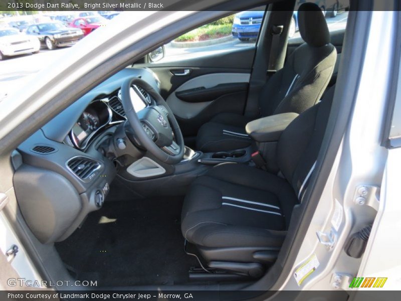 Bright Silver Metallic / Black 2013 Dodge Dart Rallye