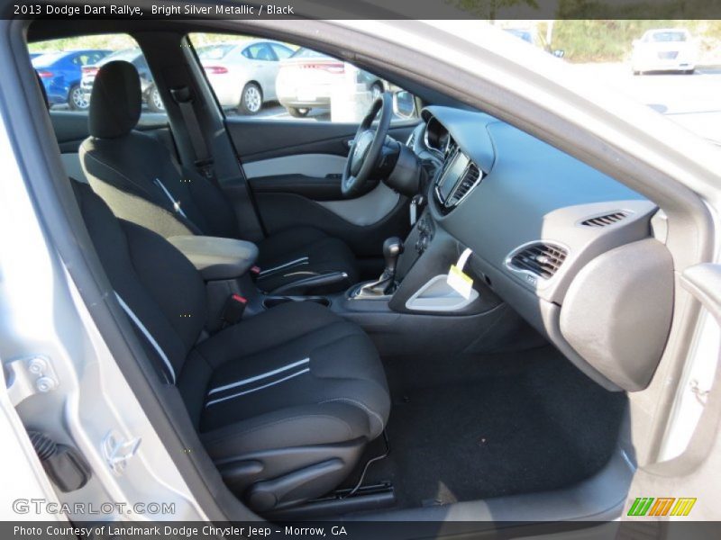 Bright Silver Metallic / Black 2013 Dodge Dart Rallye