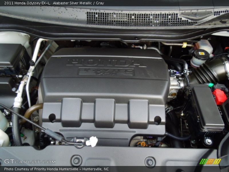 Alabaster Silver Metallic / Gray 2011 Honda Odyssey EX-L