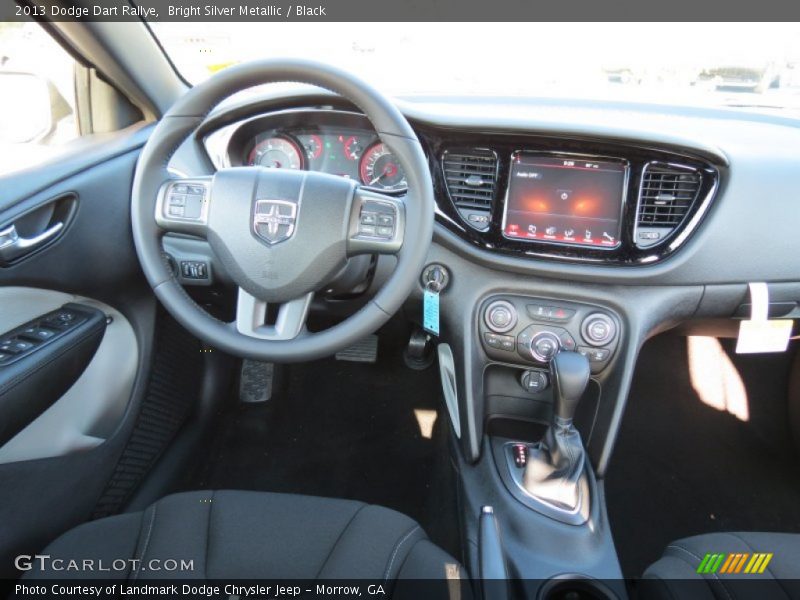 Bright Silver Metallic / Black 2013 Dodge Dart Rallye