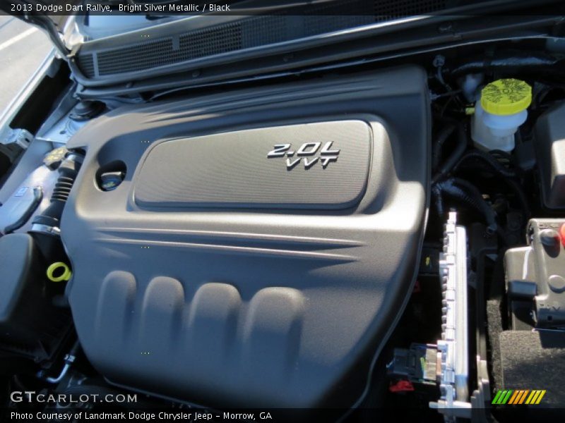 Bright Silver Metallic / Black 2013 Dodge Dart Rallye