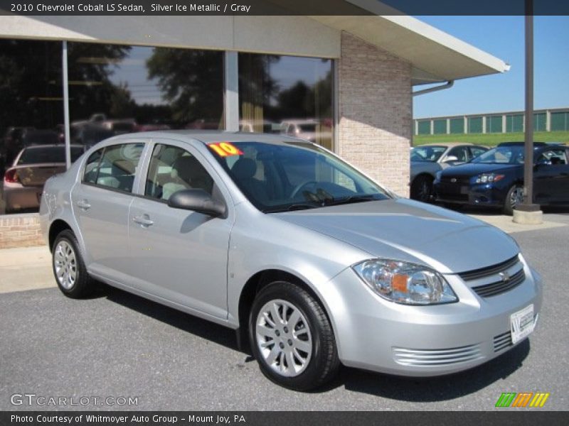 Silver Ice Metallic / Gray 2010 Chevrolet Cobalt LS Sedan