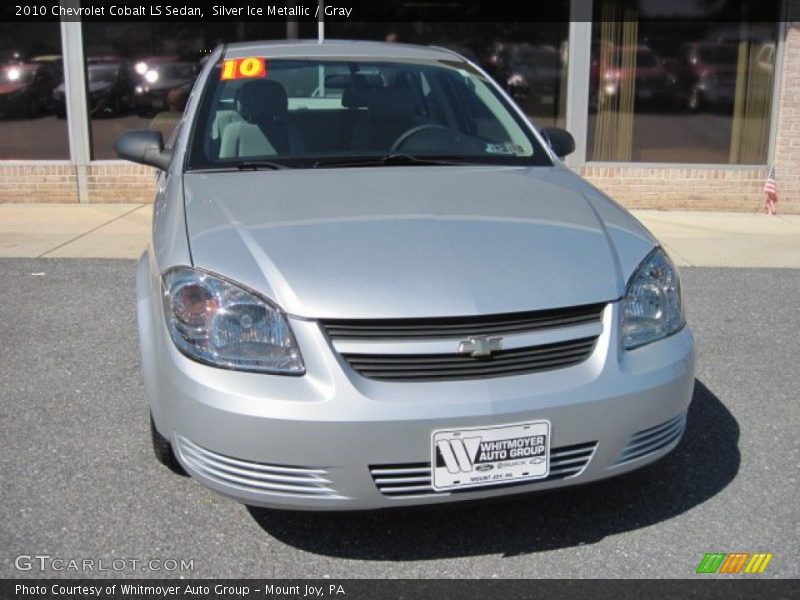 Silver Ice Metallic / Gray 2010 Chevrolet Cobalt LS Sedan