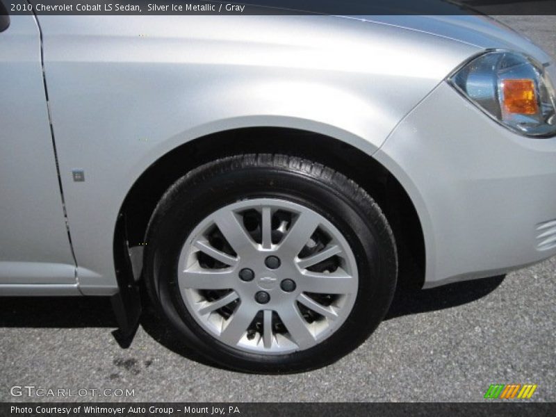 Silver Ice Metallic / Gray 2010 Chevrolet Cobalt LS Sedan