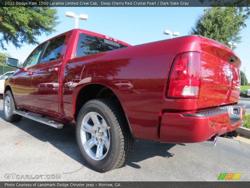 Deep Cherry Red Crystal Pearl / Dark Slate Gray 2012 Dodge Ram 1500 Laramie Limited Crew Cab