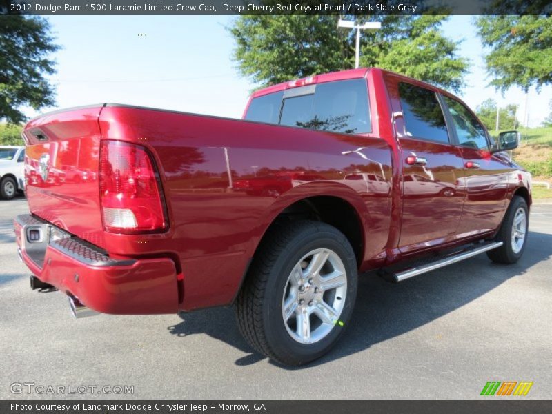 Deep Cherry Red Crystal Pearl / Dark Slate Gray 2012 Dodge Ram 1500 Laramie Limited Crew Cab
