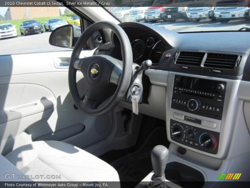 Silver Ice Metallic / Gray 2010 Chevrolet Cobalt LS Sedan