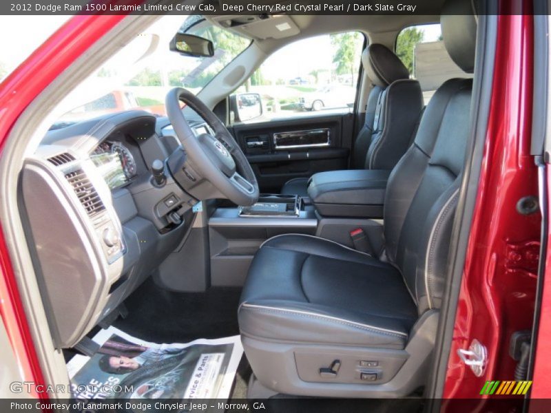  2012 Ram 1500 Laramie Limited Crew Cab Dark Slate Gray Interior