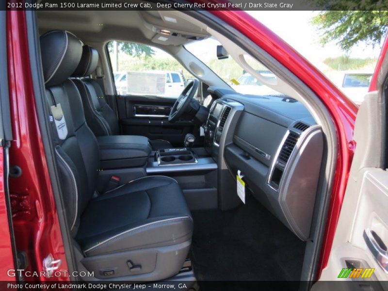Deep Cherry Red Crystal Pearl / Dark Slate Gray 2012 Dodge Ram 1500 Laramie Limited Crew Cab