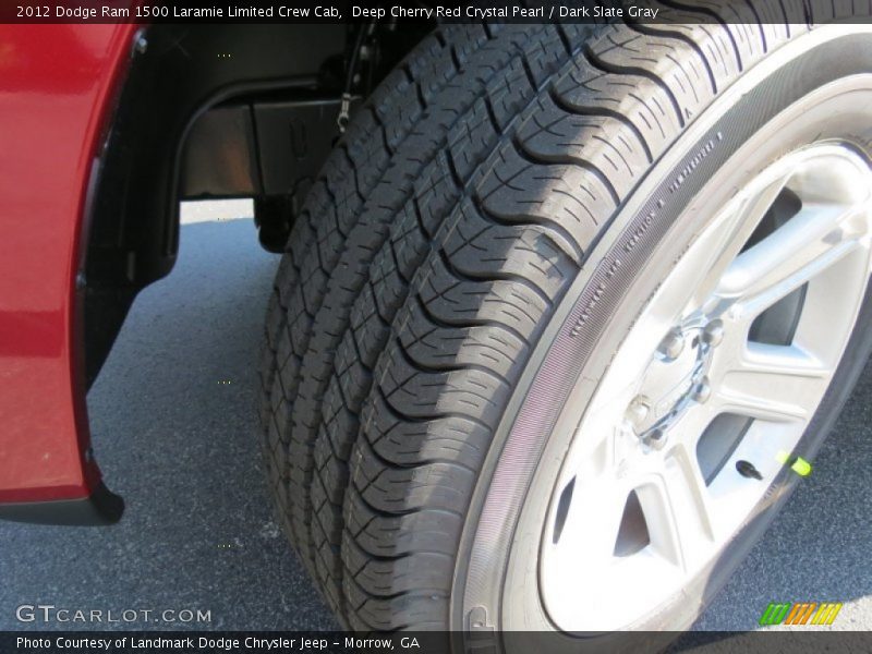 Deep Cherry Red Crystal Pearl / Dark Slate Gray 2012 Dodge Ram 1500 Laramie Limited Crew Cab