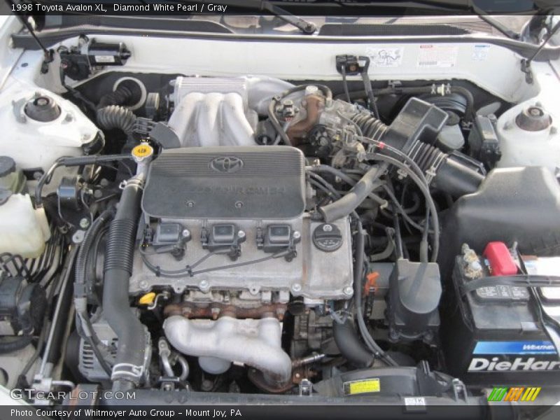 Diamond White Pearl / Gray 1998 Toyota Avalon XL