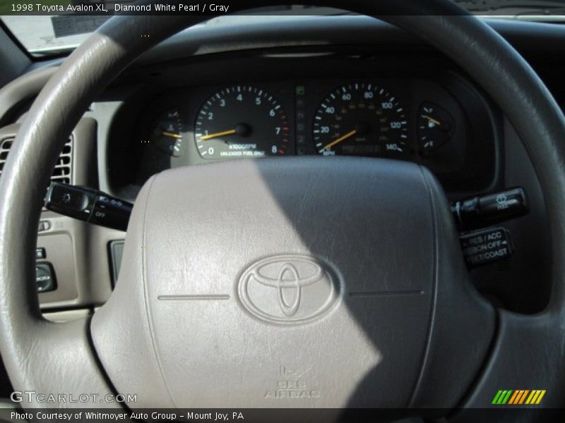 Diamond White Pearl / Gray 1998 Toyota Avalon XL