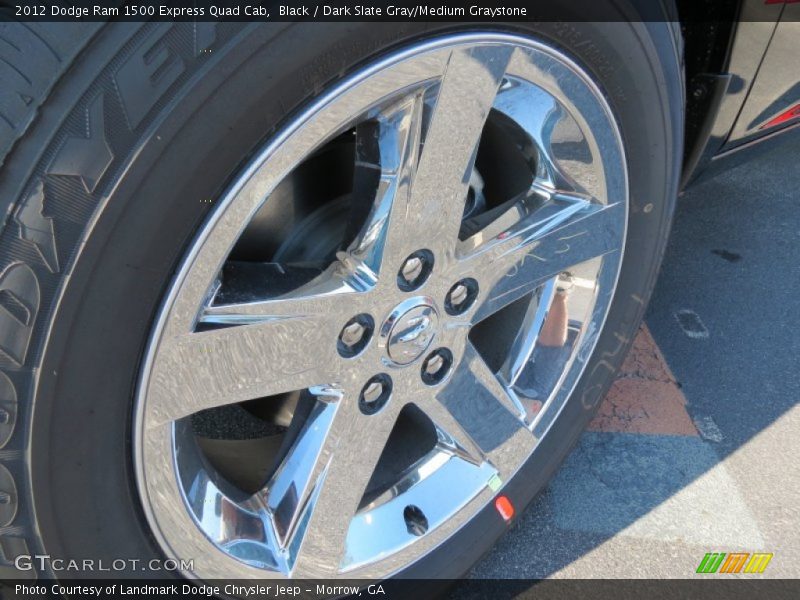 Black / Dark Slate Gray/Medium Graystone 2012 Dodge Ram 1500 Express Quad Cab
