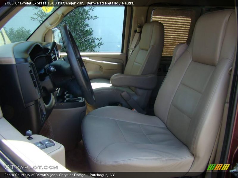 Berry Red Metallic / Neutral 2005 Chevrolet Express 1500 Passenger Van