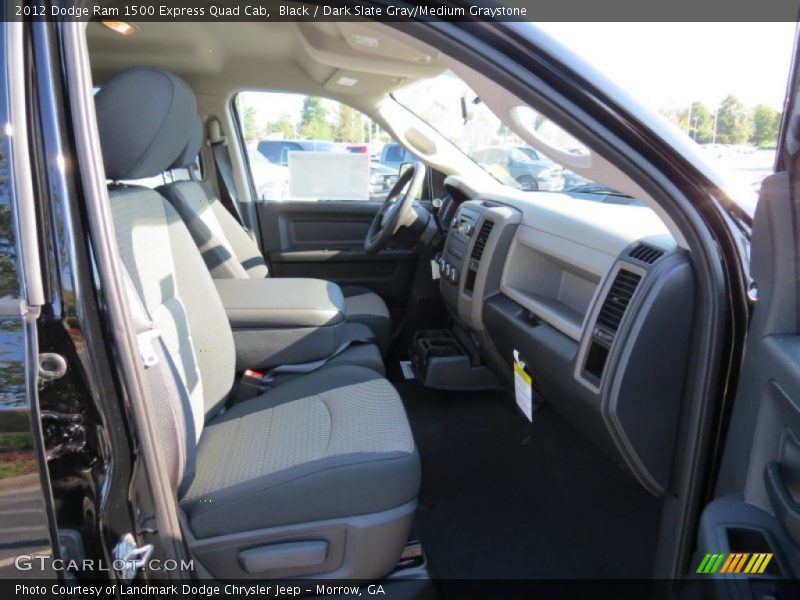 Black / Dark Slate Gray/Medium Graystone 2012 Dodge Ram 1500 Express Quad Cab