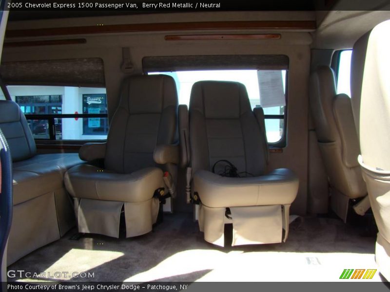 Berry Red Metallic / Neutral 2005 Chevrolet Express 1500 Passenger Van