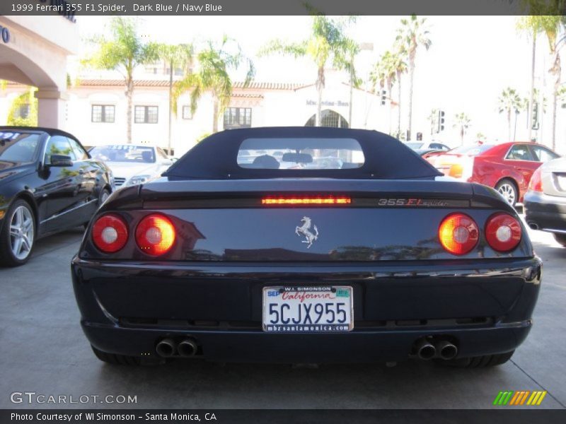 Dark Blue / Navy Blue 1999 Ferrari 355 F1 Spider