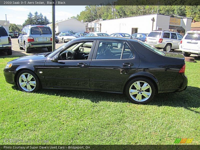 Black / Black 2009 Saab 9-5 Aero Sedan