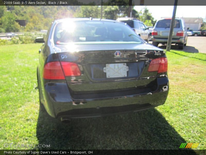 Black / Black 2009 Saab 9-5 Aero Sedan