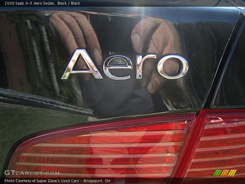 Black / Black 2009 Saab 9-5 Aero Sedan