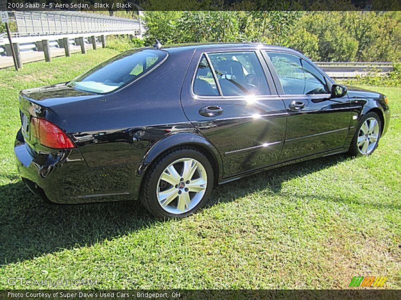 Black / Black 2009 Saab 9-5 Aero Sedan
