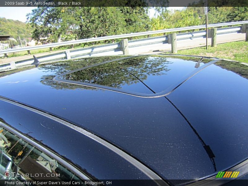 Black / Black 2009 Saab 9-5 Aero Sedan