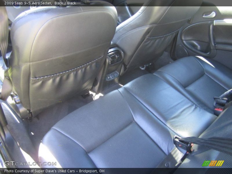 Black / Black 2009 Saab 9-5 Aero Sedan
