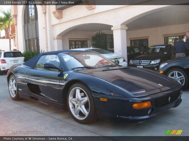Dark Blue / Navy Blue 1999 Ferrari 355 F1 Spider