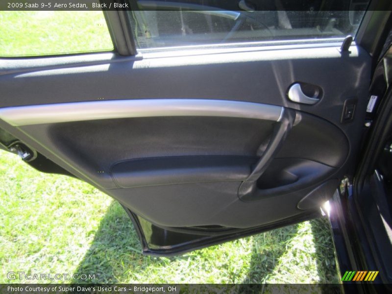 Black / Black 2009 Saab 9-5 Aero Sedan