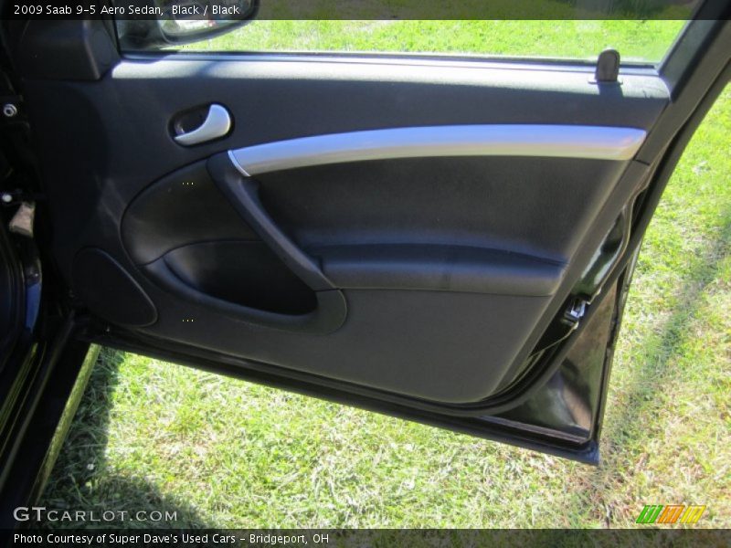 Black / Black 2009 Saab 9-5 Aero Sedan