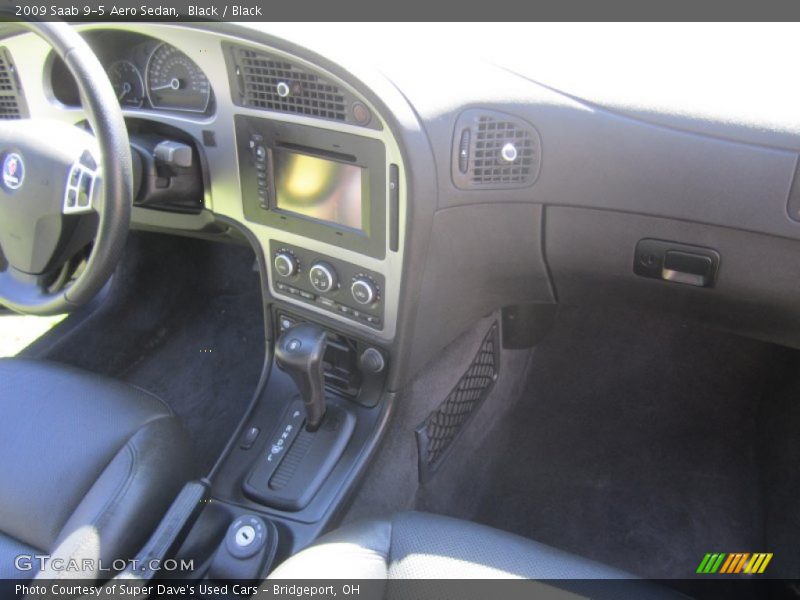 Black / Black 2009 Saab 9-5 Aero Sedan