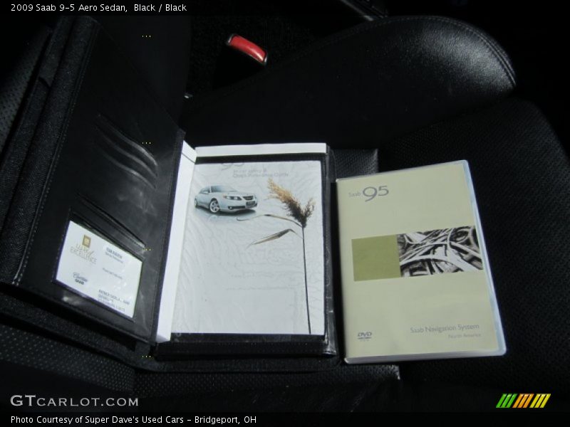 Black / Black 2009 Saab 9-5 Aero Sedan