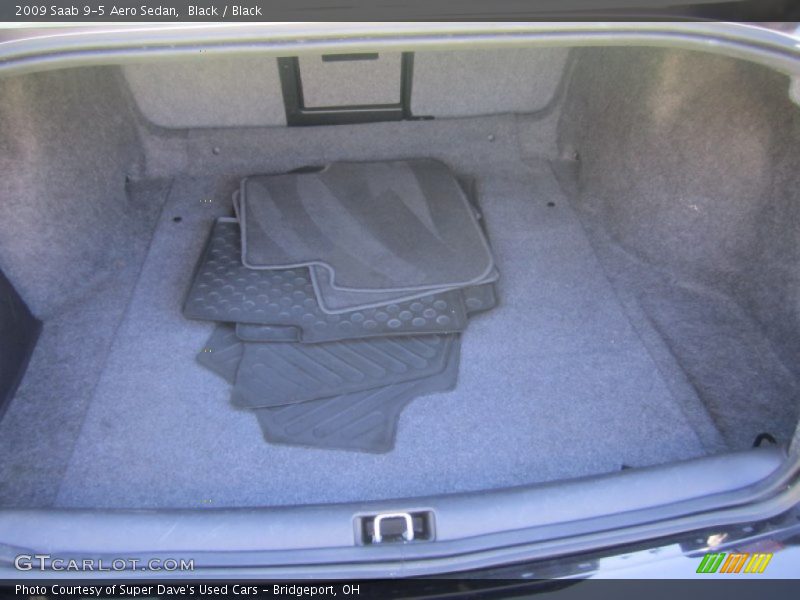 Black / Black 2009 Saab 9-5 Aero Sedan