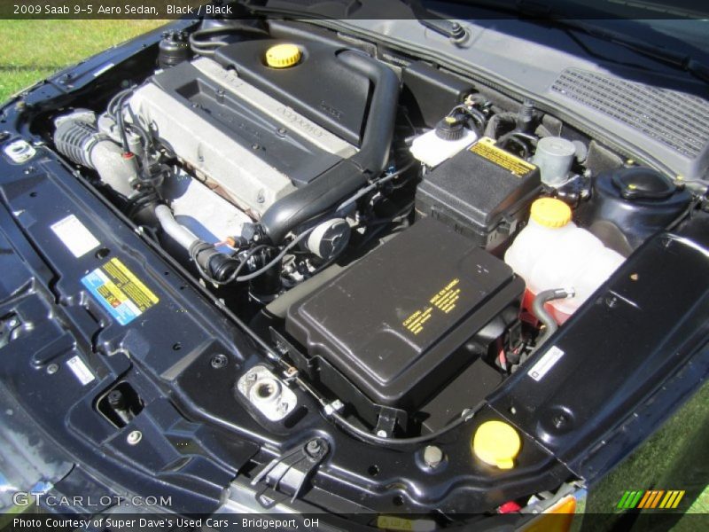 Black / Black 2009 Saab 9-5 Aero Sedan