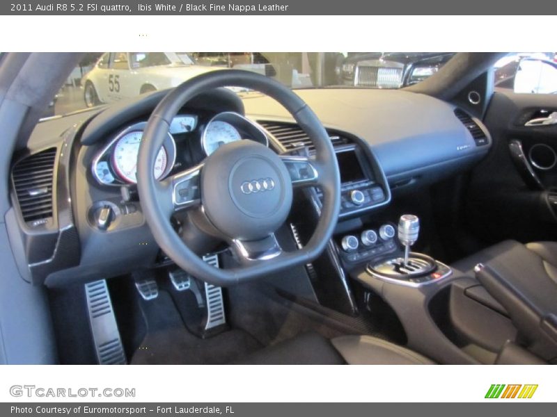 Dashboard of 2011 R8 5.2 FSI quattro