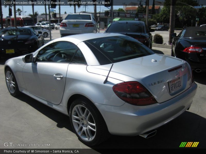 Iridium Silver Metallic / Black 2009 Mercedes-Benz SLK 300 Roadster