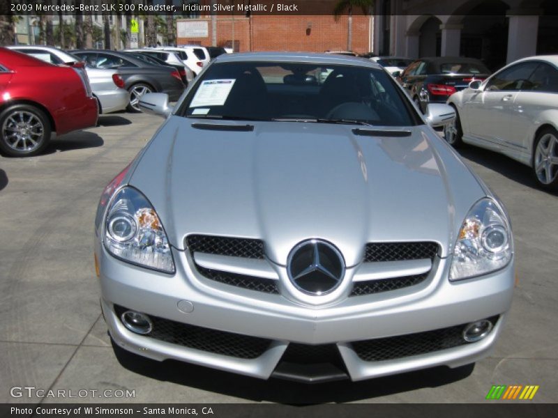 Iridium Silver Metallic / Black 2009 Mercedes-Benz SLK 300 Roadster