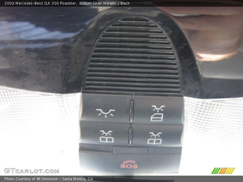 Iridium Silver Metallic / Black 2009 Mercedes-Benz SLK 300 Roadster