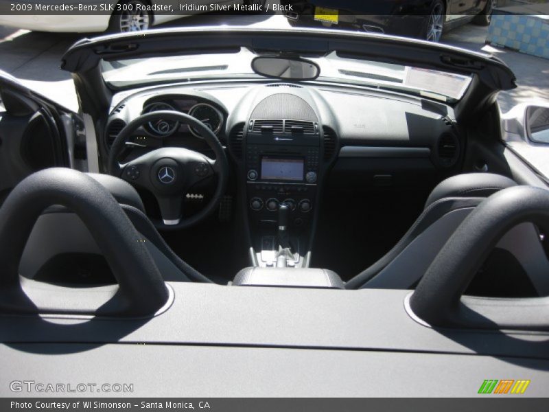 Iridium Silver Metallic / Black 2009 Mercedes-Benz SLK 300 Roadster