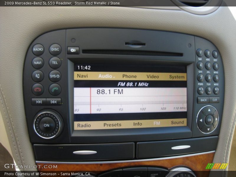 Audio System of 2009 SL 550 Roadster