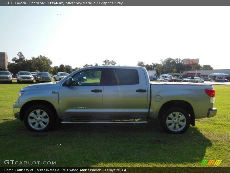 Silver Sky Metallic / Graphite Gray 2010 Toyota Tundra SR5 CrewMax