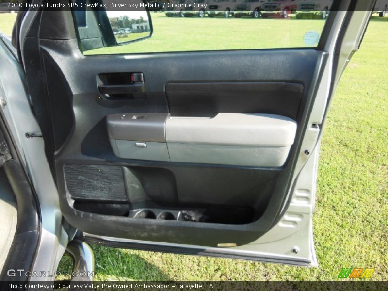 Silver Sky Metallic / Graphite Gray 2010 Toyota Tundra SR5 CrewMax