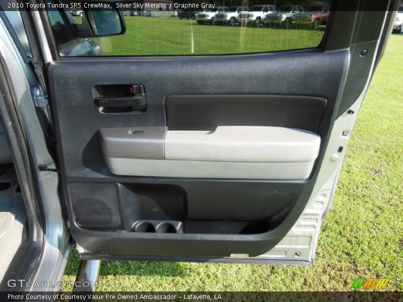 Silver Sky Metallic / Graphite Gray 2010 Toyota Tundra SR5 CrewMax