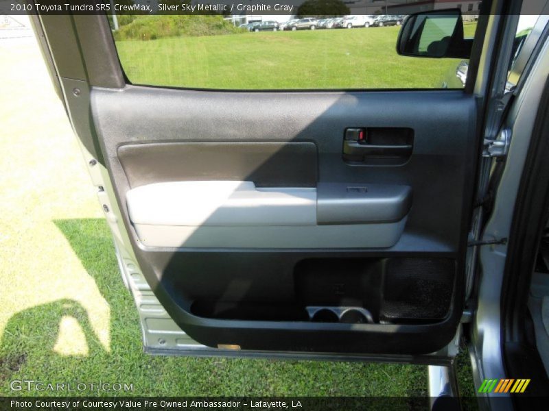Silver Sky Metallic / Graphite Gray 2010 Toyota Tundra SR5 CrewMax