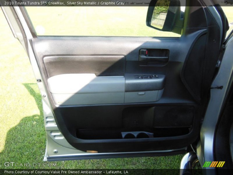 Silver Sky Metallic / Graphite Gray 2010 Toyota Tundra SR5 CrewMax