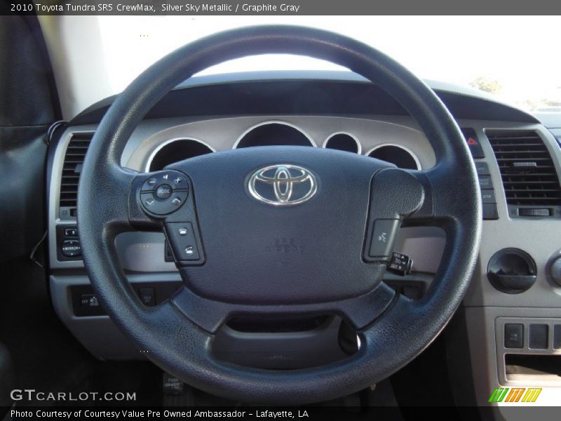 Silver Sky Metallic / Graphite Gray 2010 Toyota Tundra SR5 CrewMax
