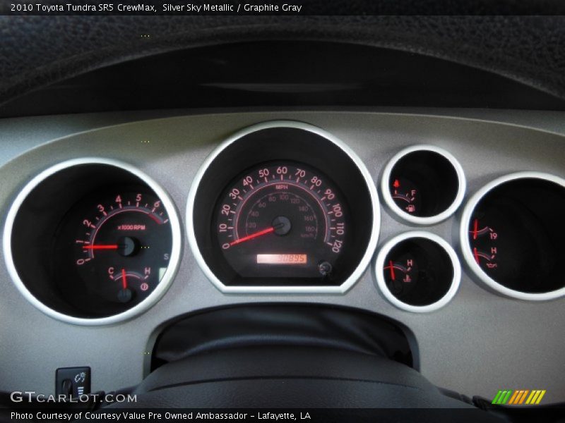 Silver Sky Metallic / Graphite Gray 2010 Toyota Tundra SR5 CrewMax