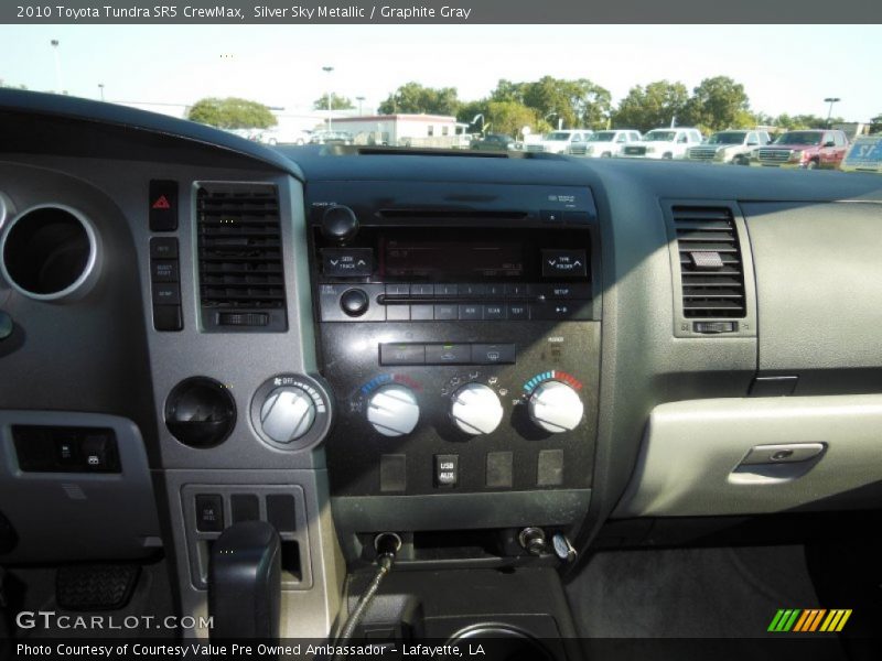 Silver Sky Metallic / Graphite Gray 2010 Toyota Tundra SR5 CrewMax
