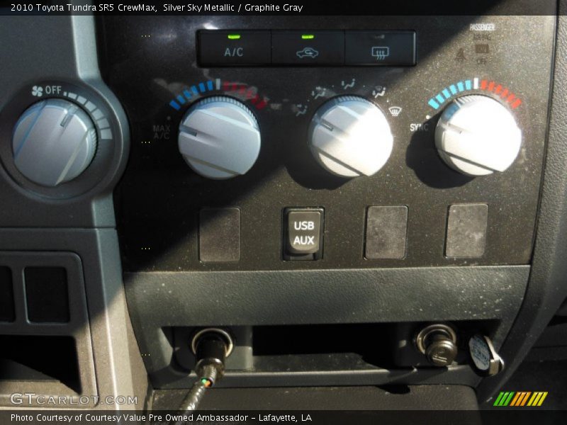 Silver Sky Metallic / Graphite Gray 2010 Toyota Tundra SR5 CrewMax