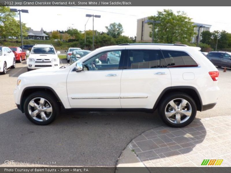 Stone White / New Saddle/Black 2012 Jeep Grand Cherokee Overland 4x4